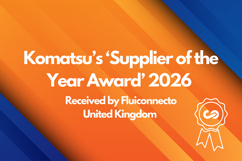 Fluiconnecto United Kingdom Receives ‘Supplier of the Year 2025’ Award from Komatsu